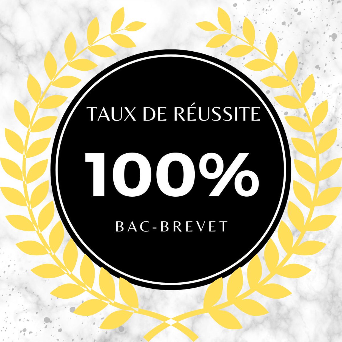 100% de réussite au Bac et au Brevet