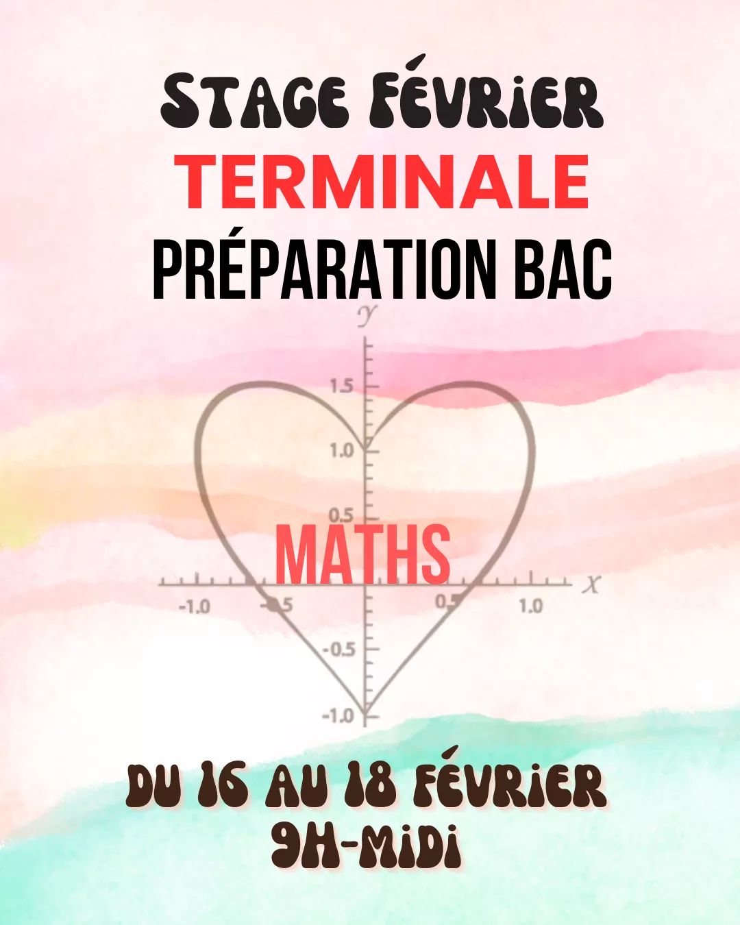 Stage terminale maths